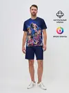 Мужской костюм с шортами / Месси и Суарес