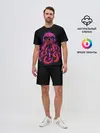 Мужской костюм с шортами / Череп Осьминог | Octopus Skull