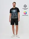 Мужской костюм с шортами / КОТЫ НА КРЫШЕ