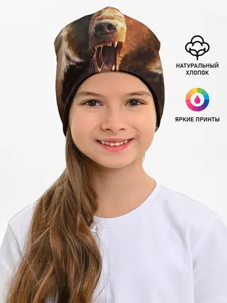 Детская шапка / Медведь
