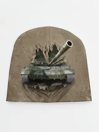 Детская шапка / Танк