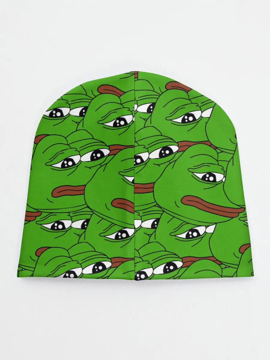 Детская шапка / Sad frogs