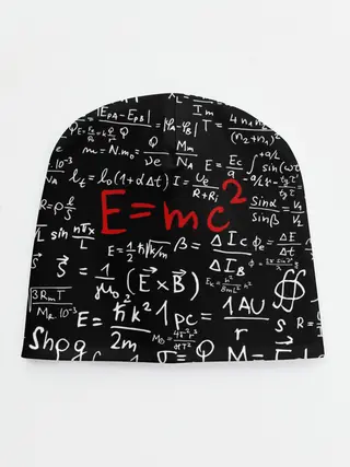 Детская шапка / Формулы E=mc2