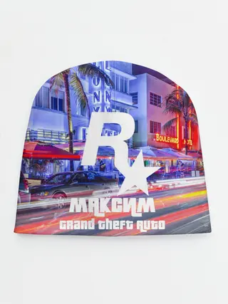 Детская шапка / Максим в стиле GTA