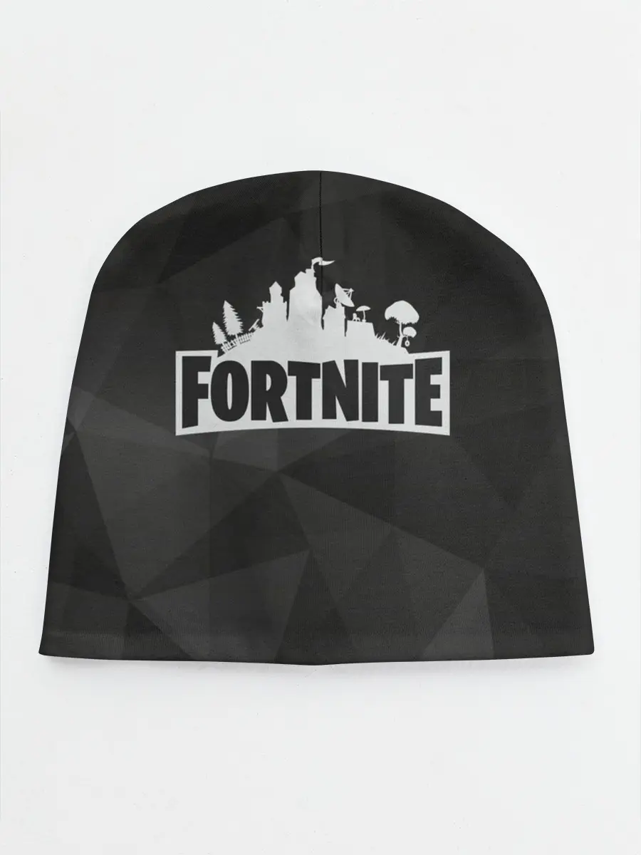 Детская шапка / Fortnite Black Abstract