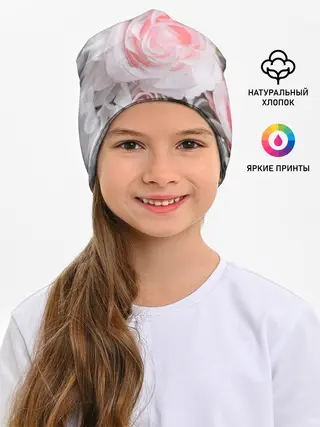 Детская шапка / розы