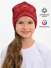 Детская шапка / Красный Шелк