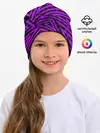 Детская шапка / Неоновая геометрия