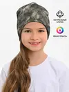Детская шапка / Камуфляж с толстыми котами