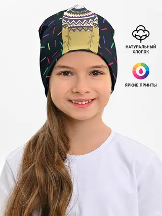 Детская шапка / Барсук