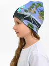 Детская шапка / Стив среди парящих островов.