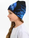 Детская шапка / Синий тигр
