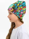 Детская шапка / Котики на дискотеке