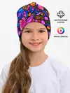 Детская шапка / Неоновое граффити