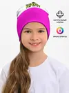 Детская шапка / Serious зелено-розовый