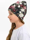 Детская шапка / Акварель, розы