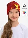 Детская шапка / Огненная лава