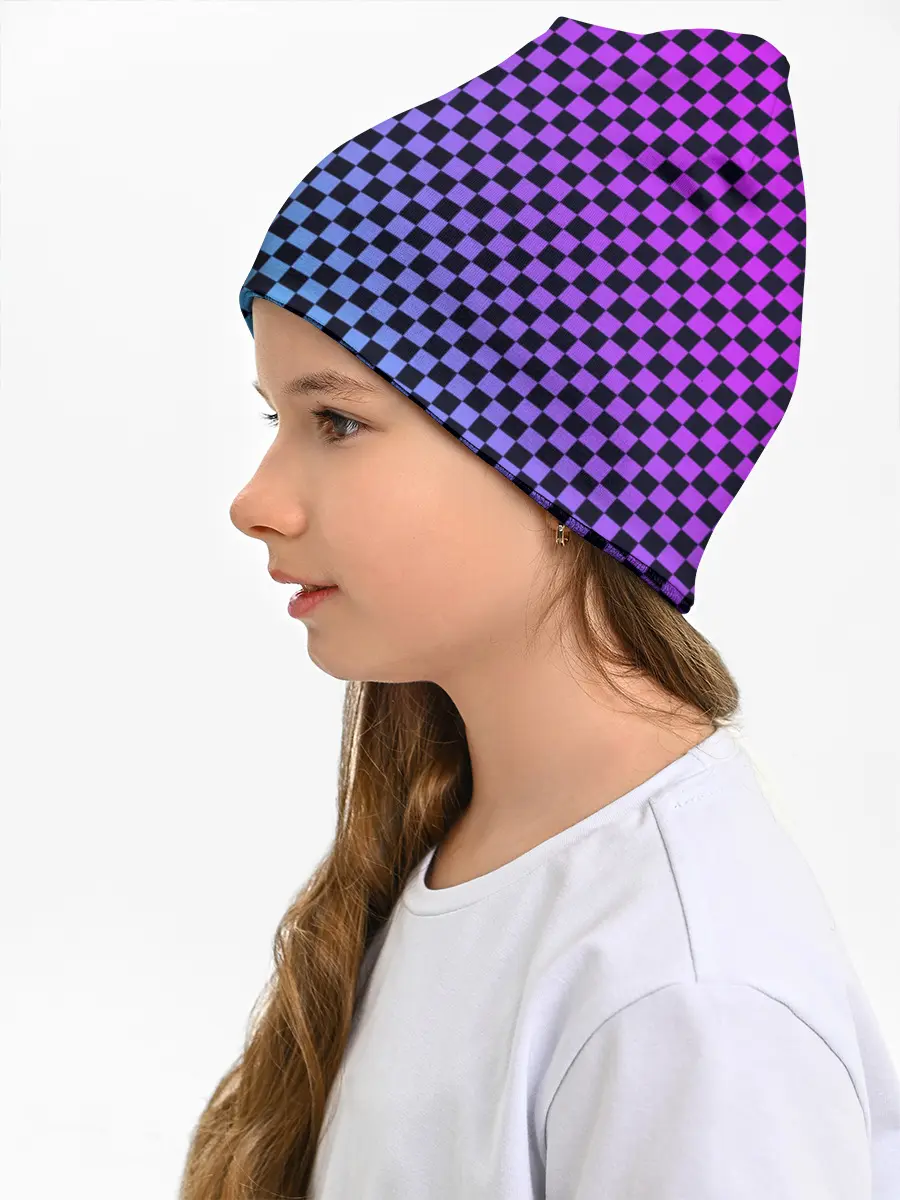 Детская шапка / Checkerboard gradient