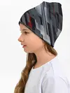 Детская шапка / Металлическая текстура