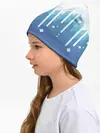 Детская шапка / Пиксельные сливки