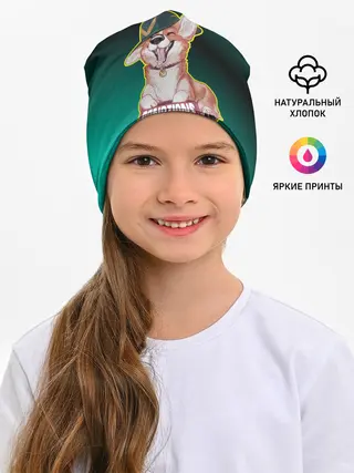 Детская шапка / корги