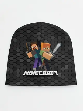 Детская шапка / Minecraft / Майнкрафт