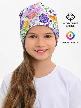 Детская шапка / Весенняя пора | Акварель