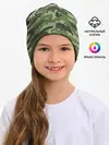Детская шапка / ВЯЗАННЫЙ КАМУФЛЯЖ