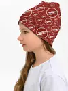 Детская шапка / The Flash Logo Pattern