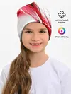 Детская шапка / GEOMETRY STRIPES RED