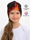 Детская шапка / Ночной костер в лесу
