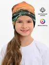 Детская шапка / Фэнтези море корабли закат