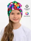 Детская шапка / Разноцветные звездочки звезды