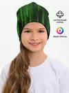 Детская шапка / Матрица код цифры программист