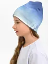Детская шапка / силуэт корги ночь космос дымка