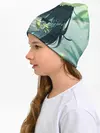 Детская шапка / аниме школьница маска цветы