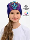 Детская шапка / Неоновый лев в очках