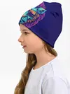 Детская шапка / Неоновый лев в очках