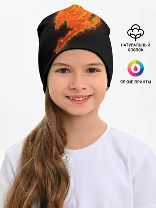 Детская шапка / burning helmet Fairy Tail