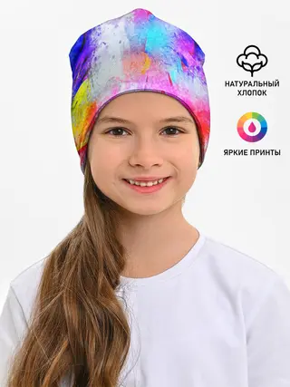 Детская шапка / НЕОНОВЫЕ ПОТЕРТОСТИ