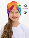 Детская шапка / Яркая мозаика