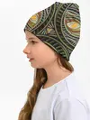 Детская шапка / Абстракция глаз узор линии