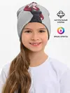 Детская шапка / Malina рука на голове Helltaker