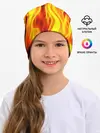 Детская шапка / Неон Огонь
