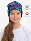 Детская шапка / Ора Муда синие черепа