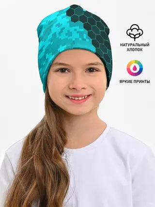 Детская шапка / MINECRAFT / МАЙНКРАФТ