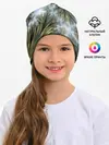Детская шапка / Зеленые листья