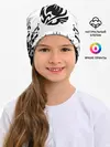 Детская шапка / Хвост Феи на белом