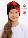 Детская шапка / Хвост Феи красные зоны