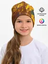 Детская шапка / Букет из осенних листьев